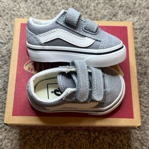 Vans Gray Baby Walker Shoes